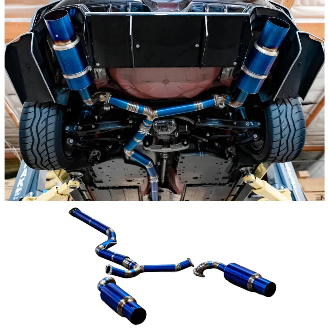 Aeroflow Dynamics F1 Titanium Dual Exit Catback Exhaust