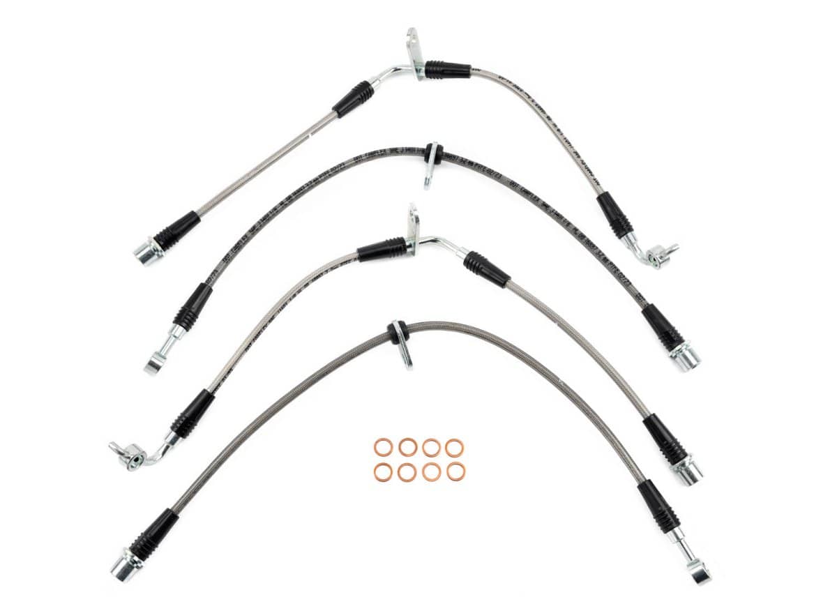 AMS Performance Stainless Steel Brake Line Kit WRX (Manual Transmission Only)