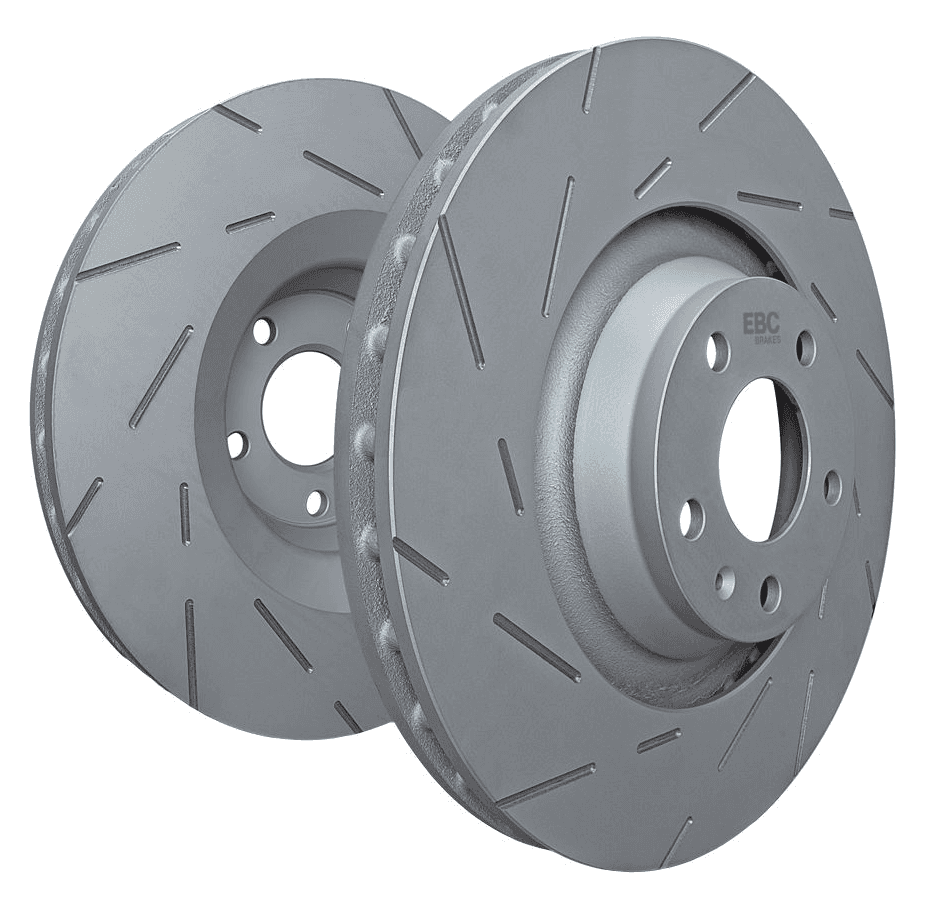 EBC Ultimax Slotted Front Rotor Pair WRX