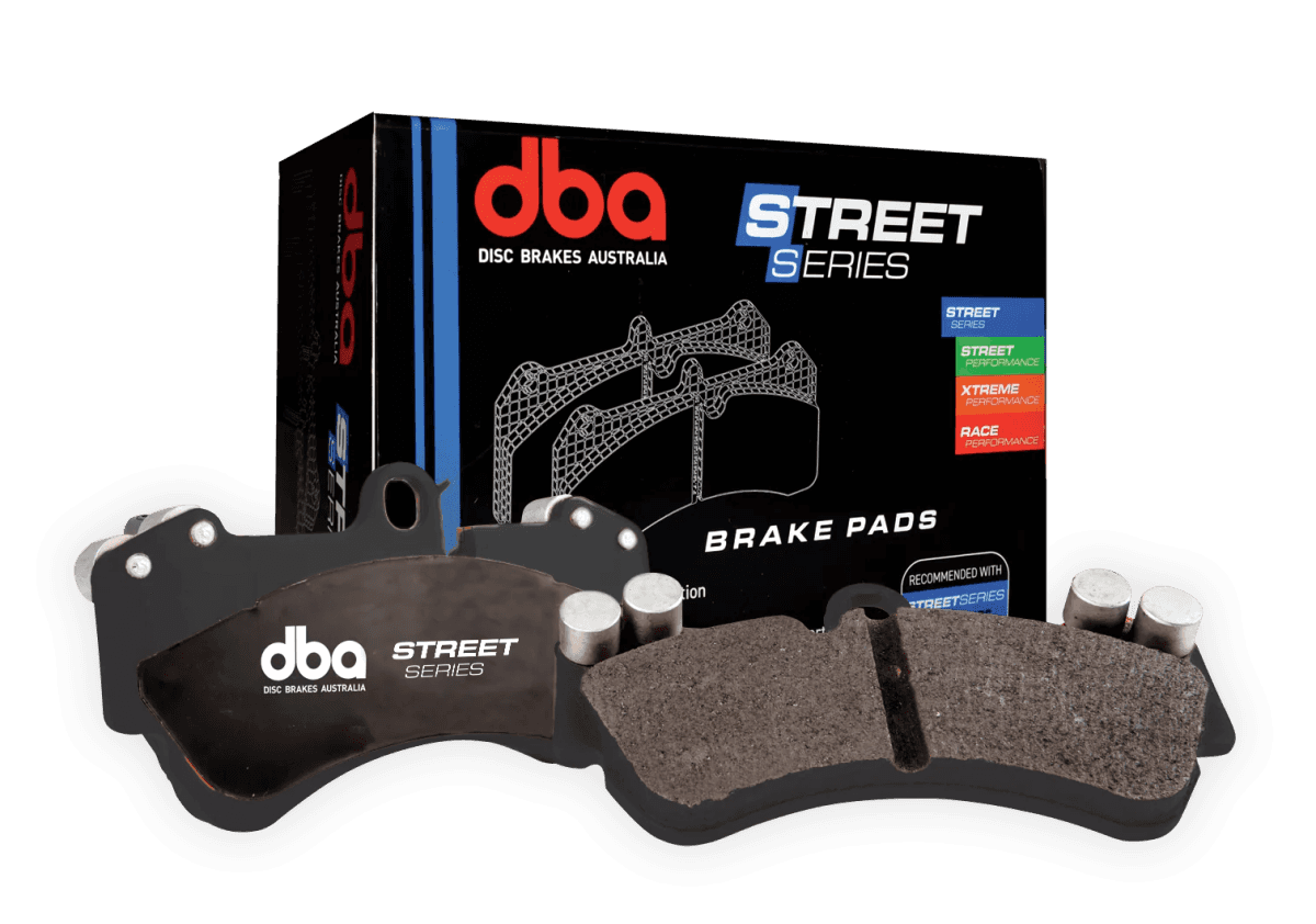 DBA Street Series Rear Brake Pads WRX w/ Electric Parking Brake