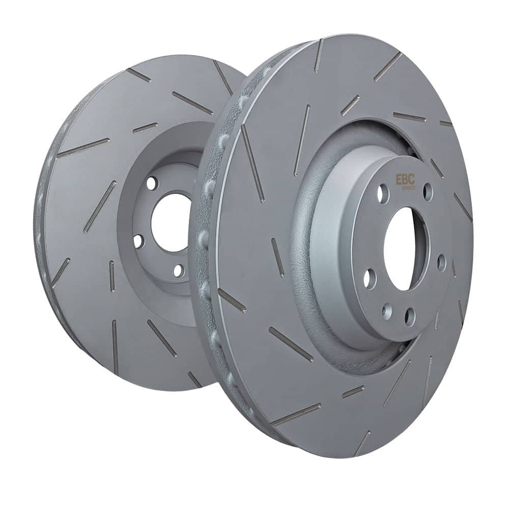 EBC Ultimax Slotted Rear Rotor Pair WRX w/ Electronic E-Brake