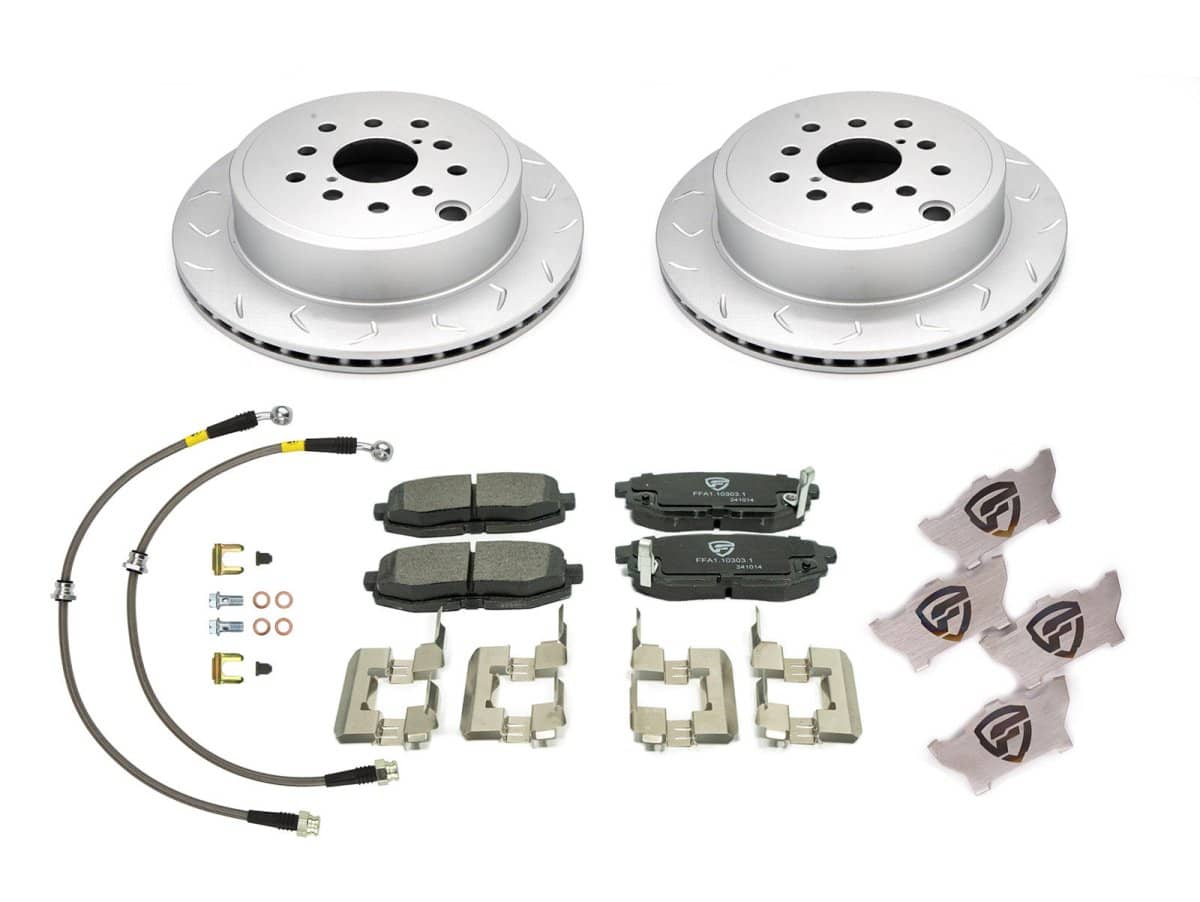 Faction Fab Rear Full Brake Kit Combo WRX w/ MT