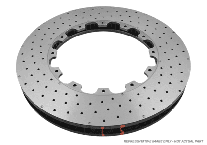 DBA 5000 Series XD Drilled Replacement Ring Front STI / WRX TR w/ Brembo