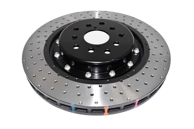 DBA 5000 Series XD Drilled Brake Rotor Front STI / WRX TR w/ Brembo