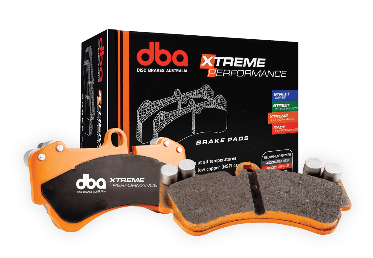 DBA Extreme Performance Series Rear Brake Pads WRX w/ Electric Parking Brake
