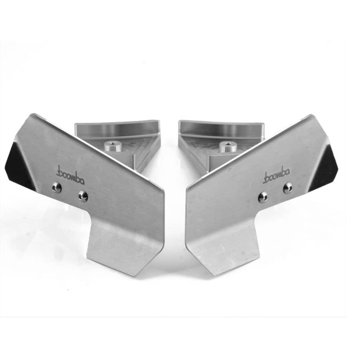 Boomba Brake Deflectors Natural Finish WRX