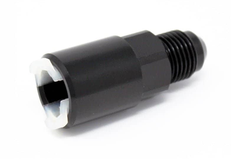 Torque Solution Push-On Quick Disconnect Adapter Fitting 3/8" SAE To -8AN Male Flare