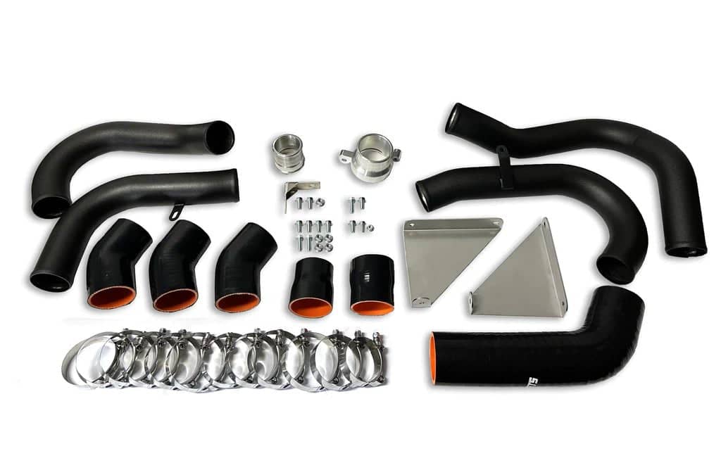 ETS Front Mount Intercooler Piping Kit Wrinkle Black