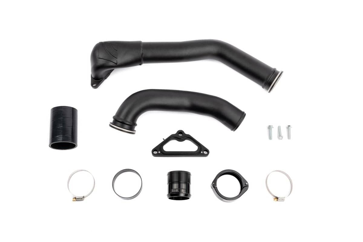 AMS Performance Charge Pipe Kit Black For Use W/ Aftermarket Top Mount XT