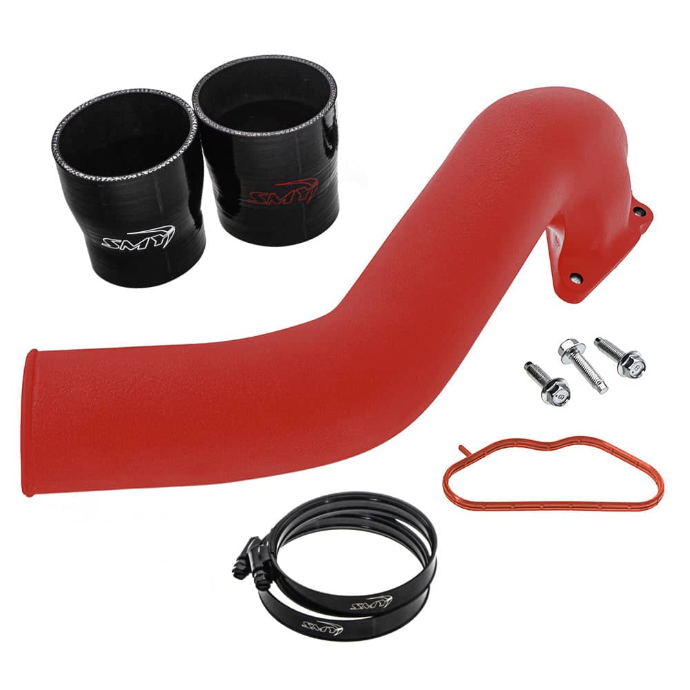 SMY Performance GODZILLA Cast Aluminum Top Mount Intercooler Pipe Red XT