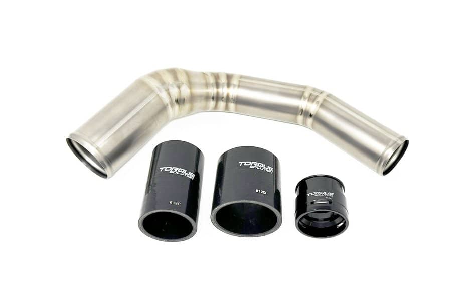 Torque Solution Titanium Top Mount Charge Pipe Brushed XT