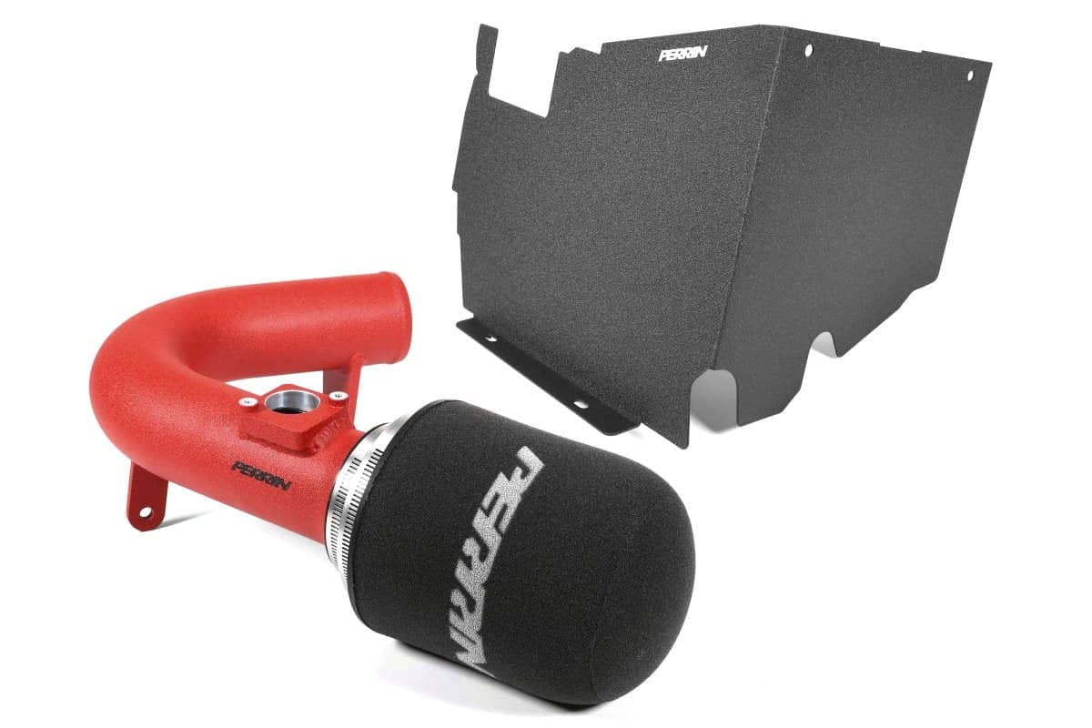 Perrin Hi-Power Cold Air Intake Red w/ Air Intake Box