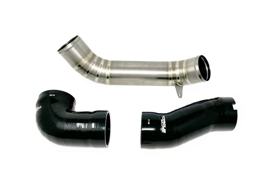 Torque Solution Titanium Intake Pipe Kit Brushed