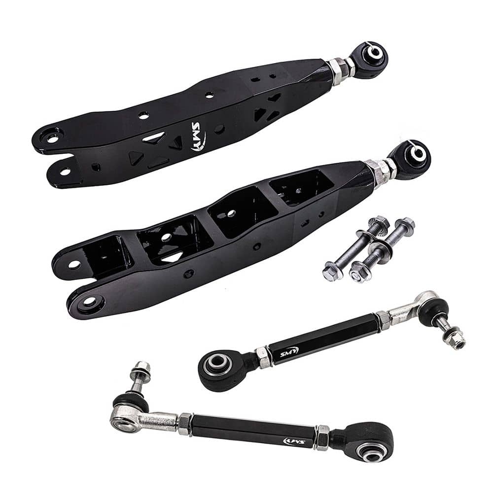 SMY Performance Stealth Pillow Ball CNC Aluminum Adjustable Rear Control Arm / Toe Kit /