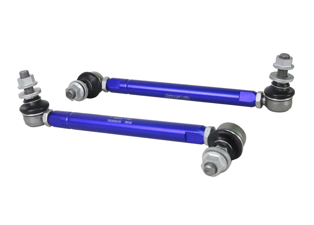 Super Pro Front Sway Bar Link Kit Heavy Duty Adjustable (254mm-305mm Length)