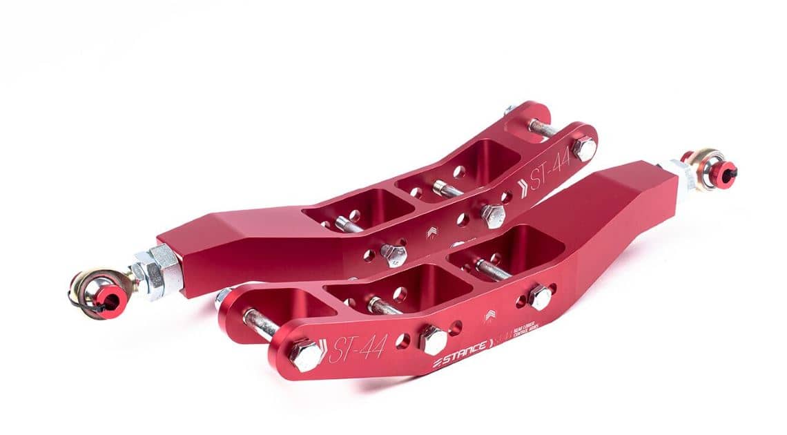 Stance Suspension Rear Lower Control Arms V1.0 25mm Drop Red