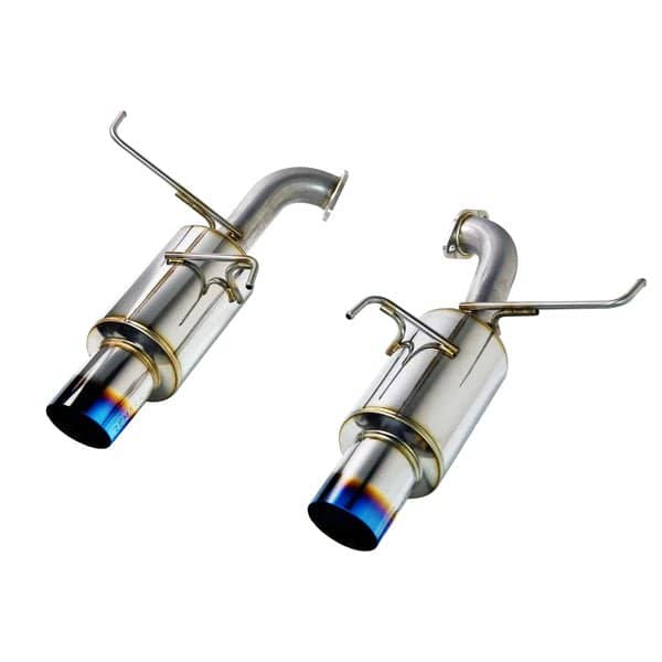 Remark R1 Dual Muffler Axle Back w/ Burnt Tips