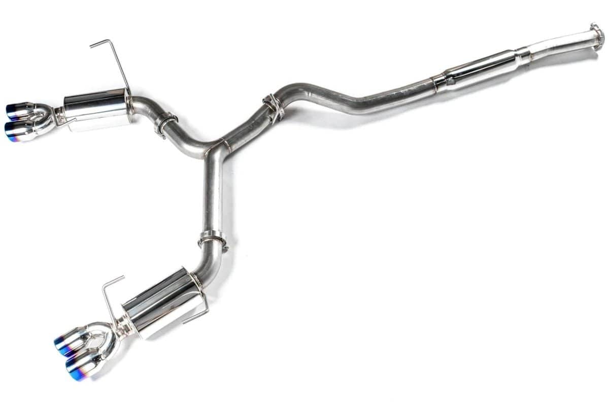 ETS Quiet Catback Resonated Burnt Tips