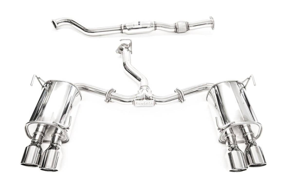 Invidia Q300 Stainless Steel Catback Exhaust w/ Polished Double Wall Quad Tips