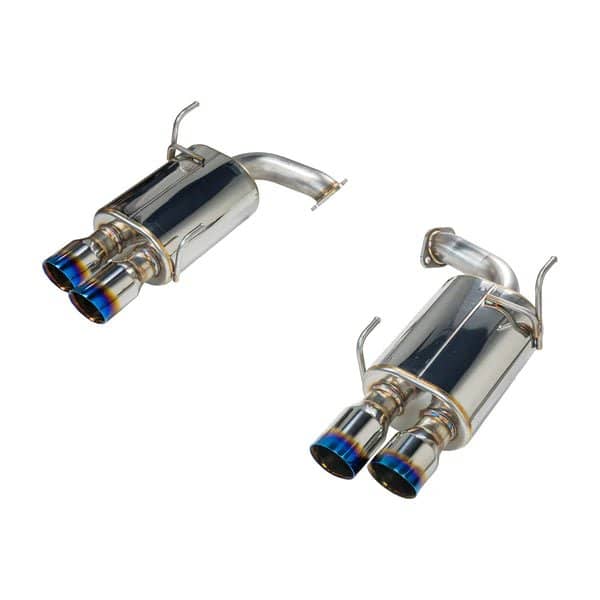 Remark Muffled Axle Back w/ Double Wall Burnt Stainless Tips