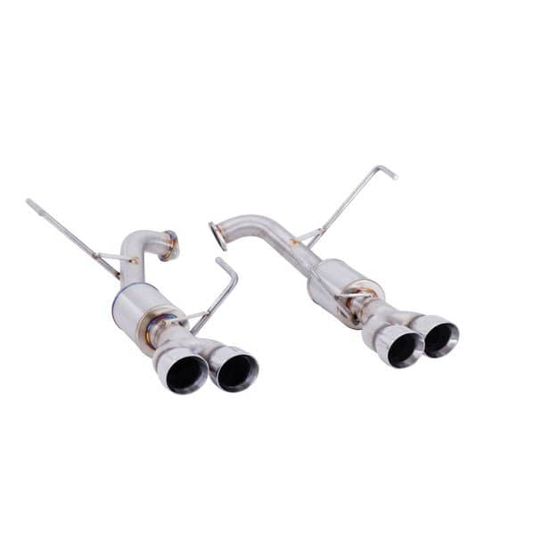 Nameless Performance Axle Back 3.5" Single Wall Polished Tips w/ 4" Mufflers