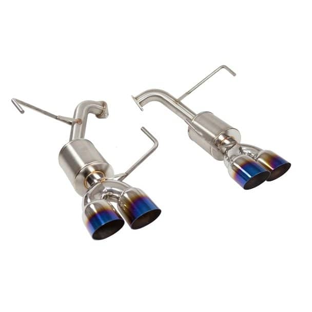Nameless Performance Axle Back 3.5" Single Wall Burnt Tips w/ 5" Muffler