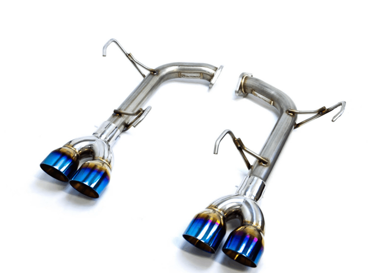 Faction Fab FactionFab Axle Back Exhaust Dual Wall Burnt Stainless Tip