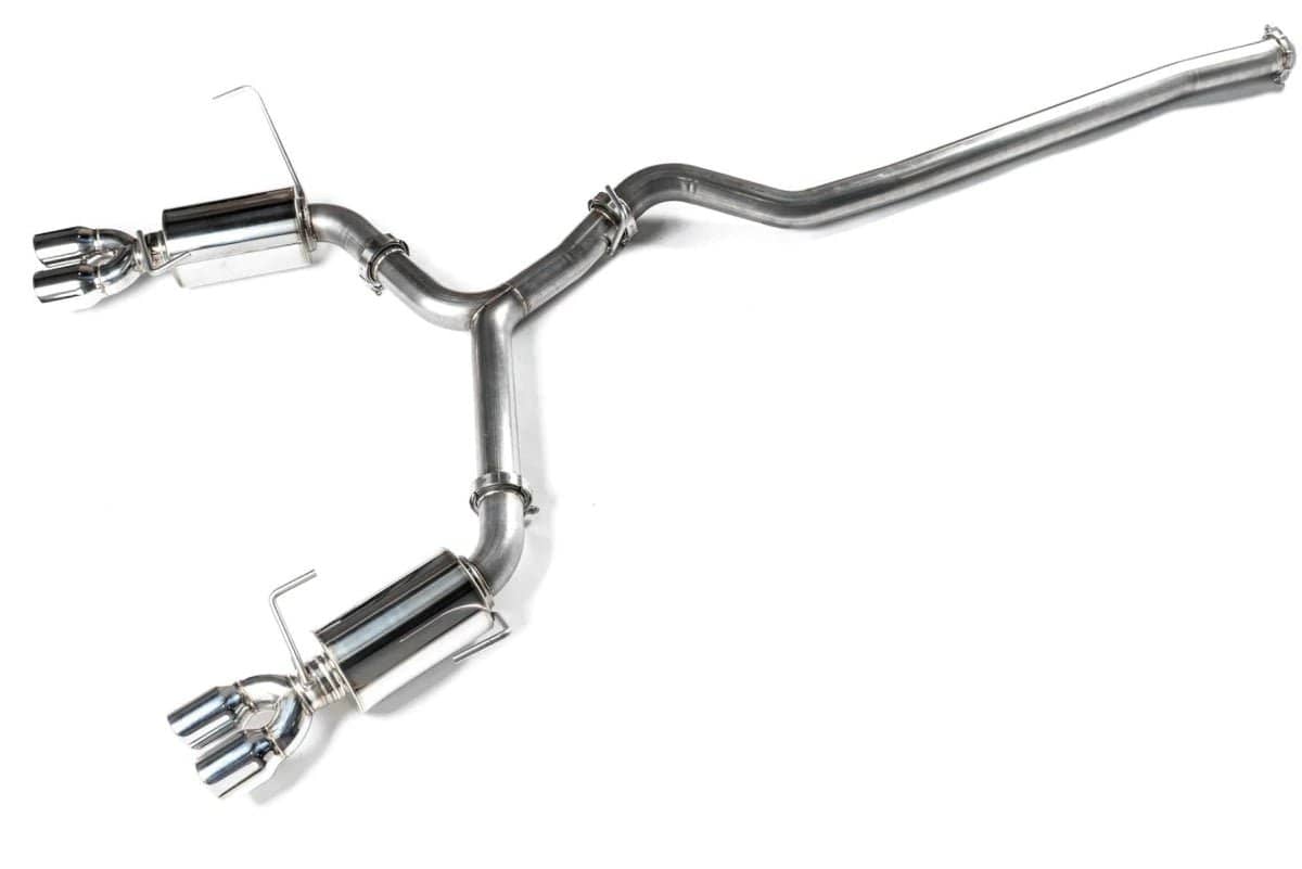 ETS Quiet Catback Non-Resonated Polished Tips