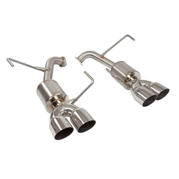 Nameless Performance Axle Back 3.5" Single Wall Polished Tips w/ 5" Muffler