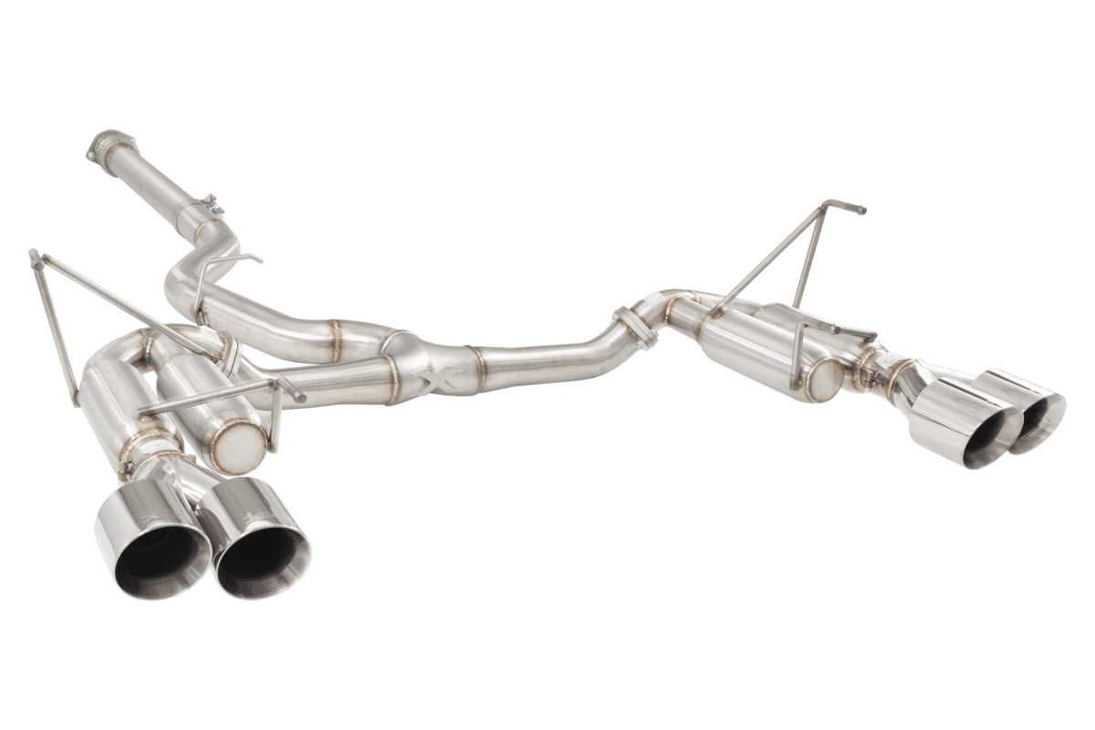 XForce Race Style Stainless Steel Catback Exhaust w/ Polished Tips