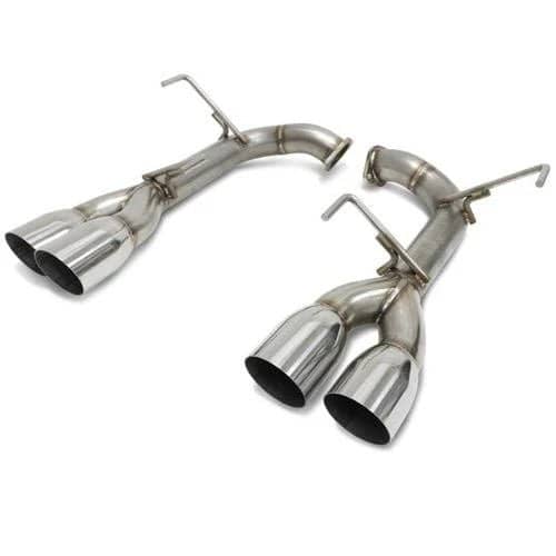 BLOX Racing Racing Muffler Delete w/ 4" Polished Quad Tips
