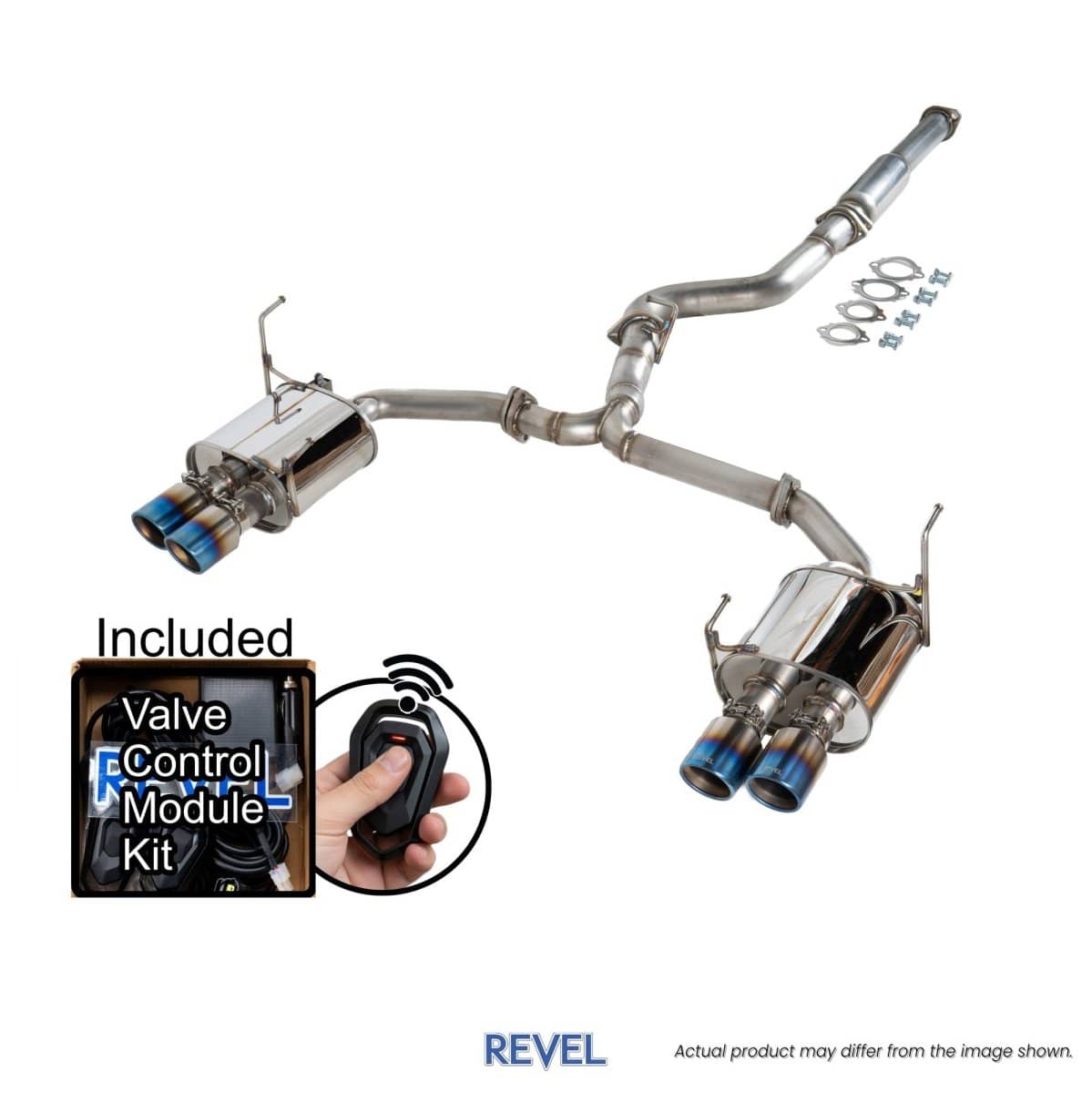 Revel Medallion Touring Premier Cat Back w/ Titanium Tips