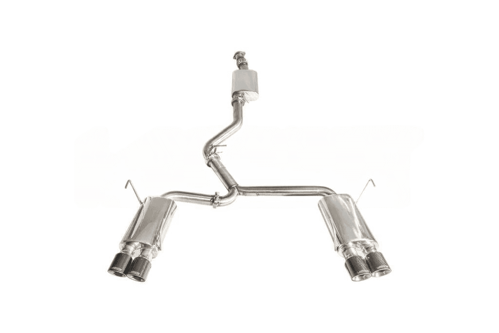 Lachute Performance Stainless Steel Resonated Catback Exhaust w/ Carbon Fiber Tips
