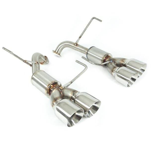 Nameless Performance Catback w/ 4" Double Wall Polished Tips and 4" Mufflers