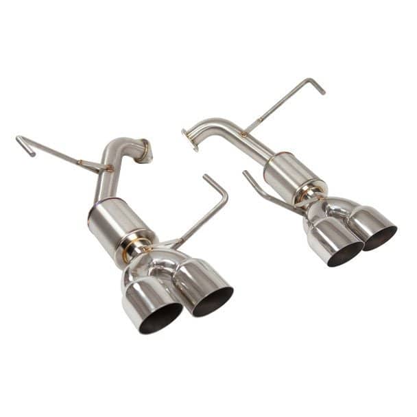 Nameless Performance Catback w/ 3.5" Single Wall Polished Tips and 4" Mufflers