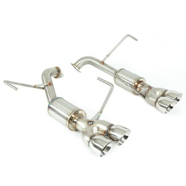 Nameless Performance Catback w/ 3" Double Wall Polished Tips and 4" Mufflers