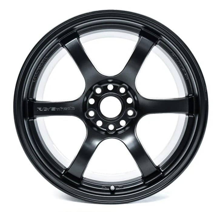 Gram Lights 57DR Semi Gloss Black 18x9.5 5x114.3 38mm Offset