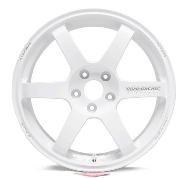 Volk Racing Racing TE37 SAGA S-Plus Dash White 18X9.5 +38 5x114.3