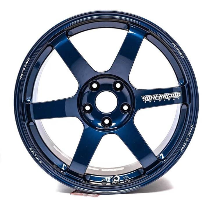 Volk Racing Racing TE37 SAGA S-Plus Mag Blue 18X9.5 +38 5x114.3
