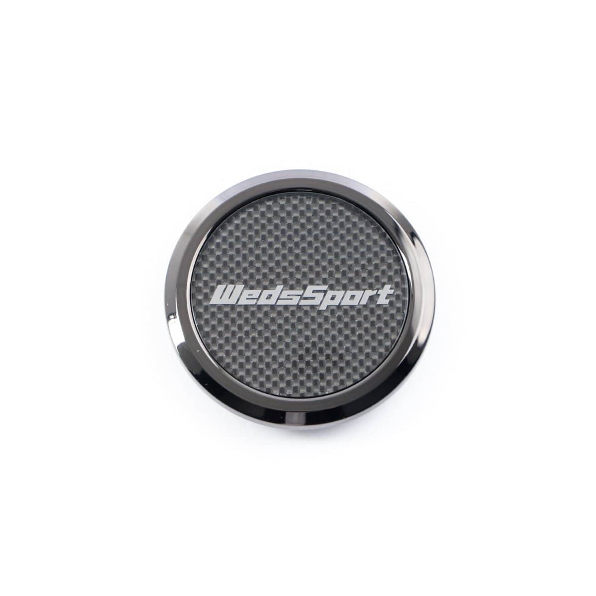 WedsSport Type 1 Center Cap Flat Style w/ Carbon Fiber Look