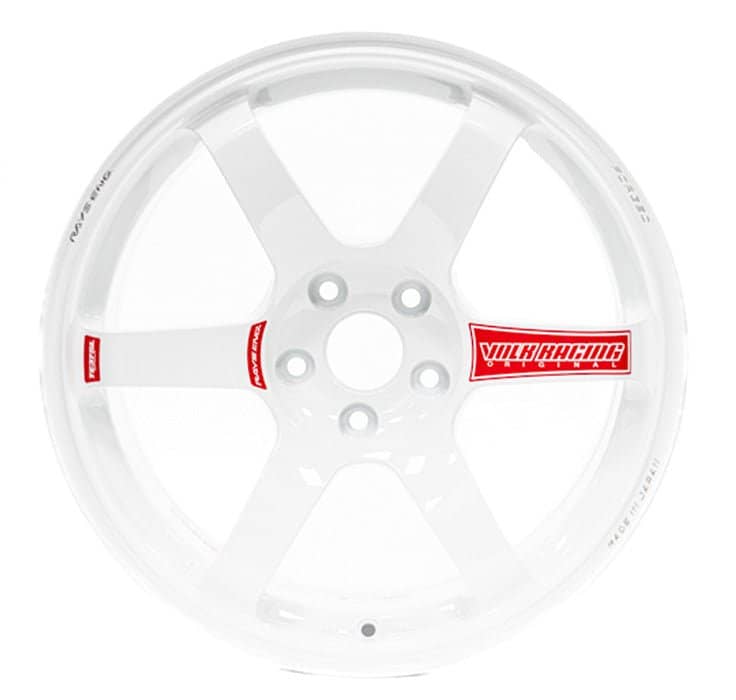 Volk Racing Racing TE37 SAGA SL Dash White 18X9.5 +35 5x114.3