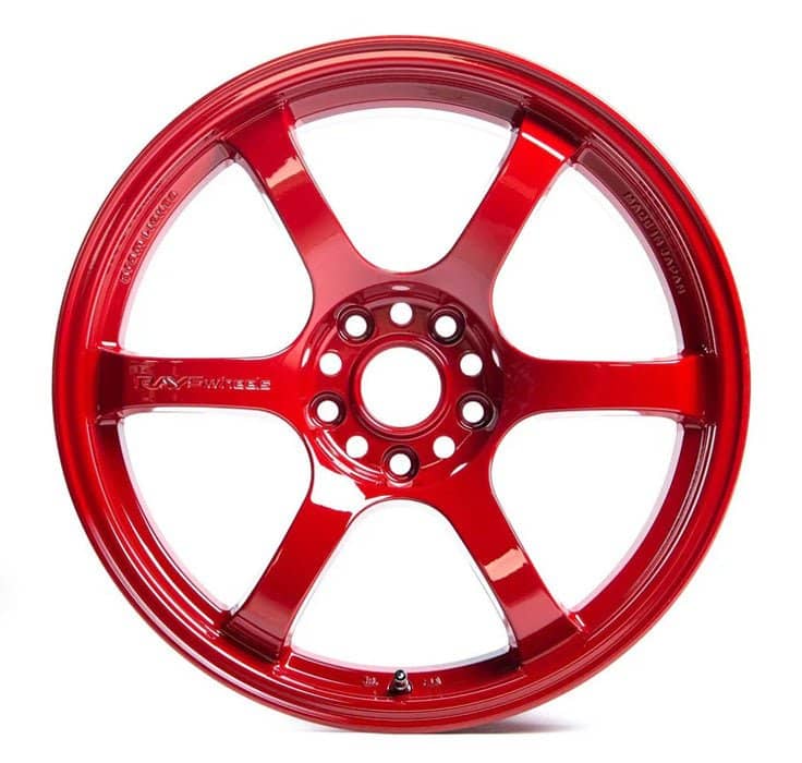 Gram Lights 57DR Milano Red 18x9.5 5x114.3 38mm Offset