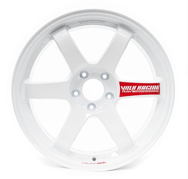Volk Racing Racing TE37SL Dash White 18x10.0 +40mm 5x114.3