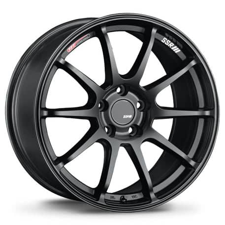 SSR GTV02 Flat Black Wheel 18x9.0 5x114.3 45mm Offset