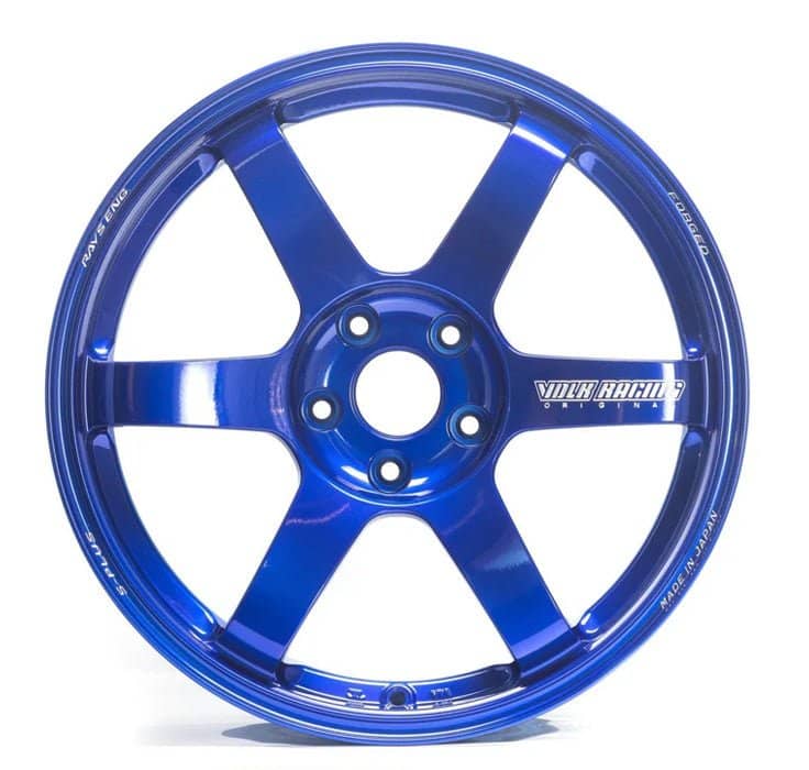 Volk Racing Racing TE37 SAGA S-Plus Hyper Blue 18X9.5 +38 5x114.3
