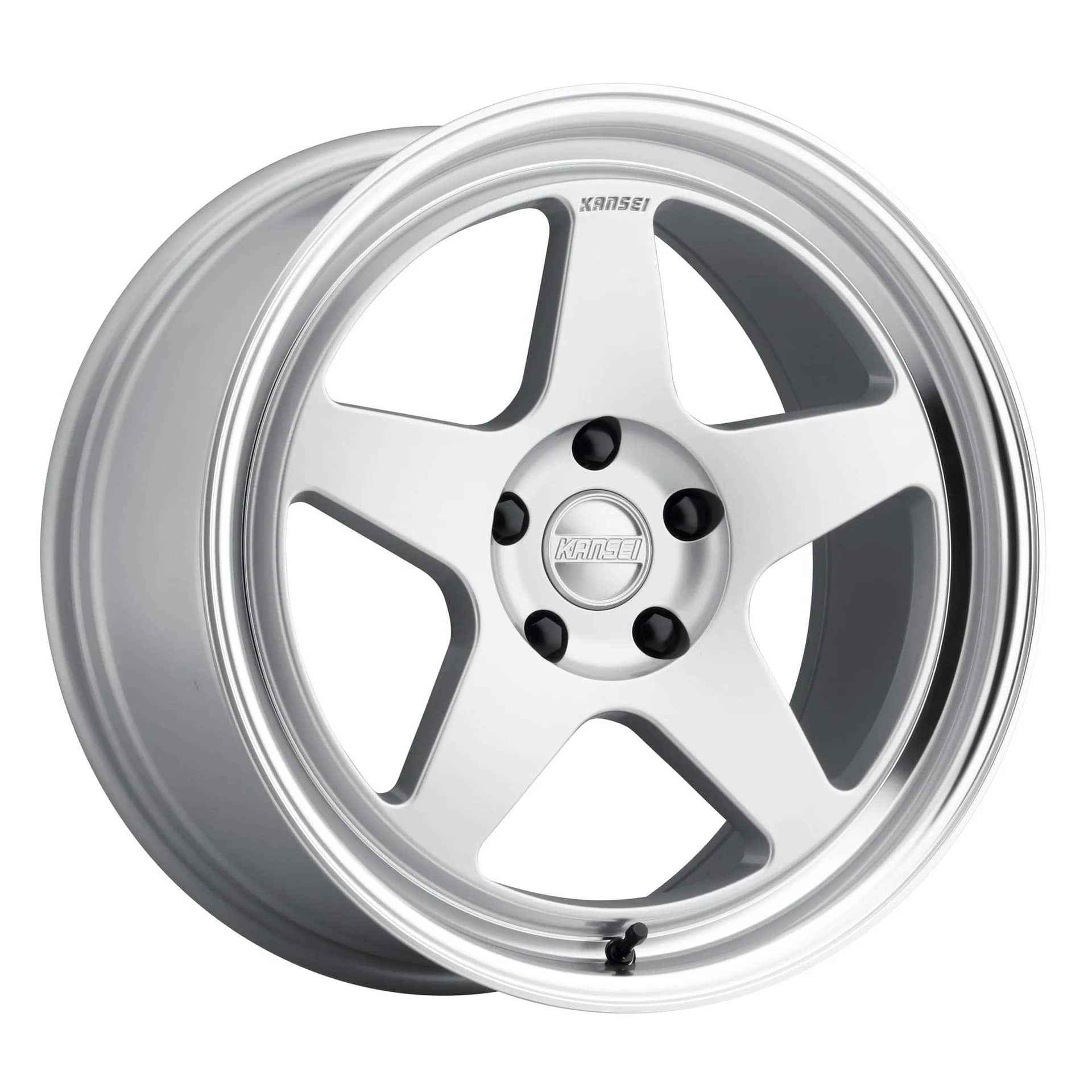 Kansei Wheels Kansei KNP Hyper Silver w/ Machined Lip 18x9+35 5x114.3