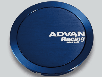 Advan Racing Advan Full Flat Center Cap 73mm Blue Anodized