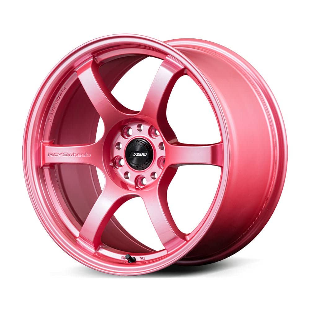 Gram Lights 57DR Sakura Pink w/ Center Cap 18x9.5 5x114.3 38mm Offset