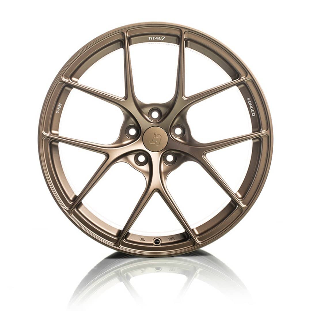 Titan 7 T-S5 Forged Split 5 Spoke Rim 19x9.5 +40 5x114.3