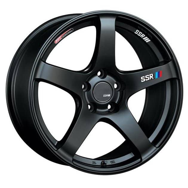 SSR GTV01 Flat Black Wheel 18x8.5 5x114.3 40mm Offset